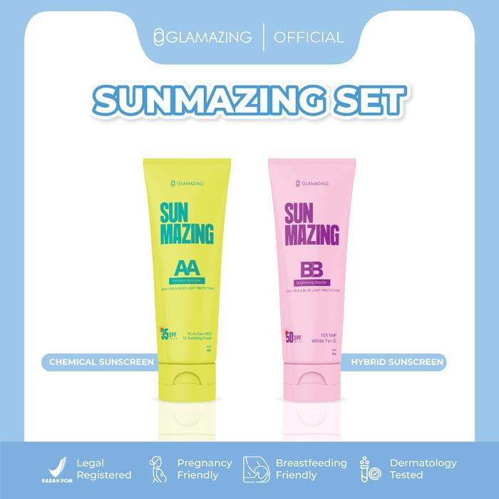 GLAMAZING - CHEMICAL SUNSCREEN / HYBRID SUNSCREEN