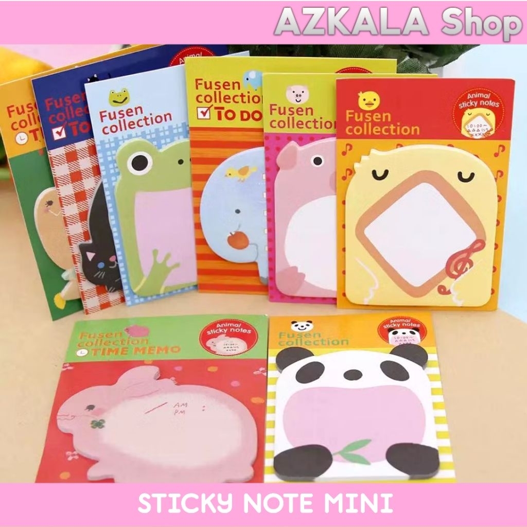 

AzKalA Shop STICKY NOTE CATATAN TEMPEL MINI LUCU MURAH