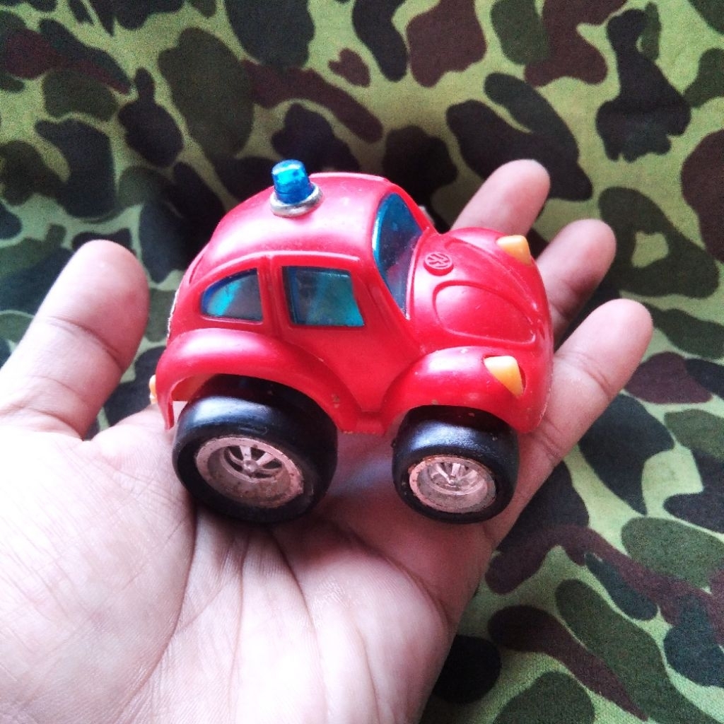 Mobil Jadul Vw Beetle Buatan Hongkong 1980  Fire Chief Pemadam Kebakaran 1200 BIG FOOT Ovali Offroad