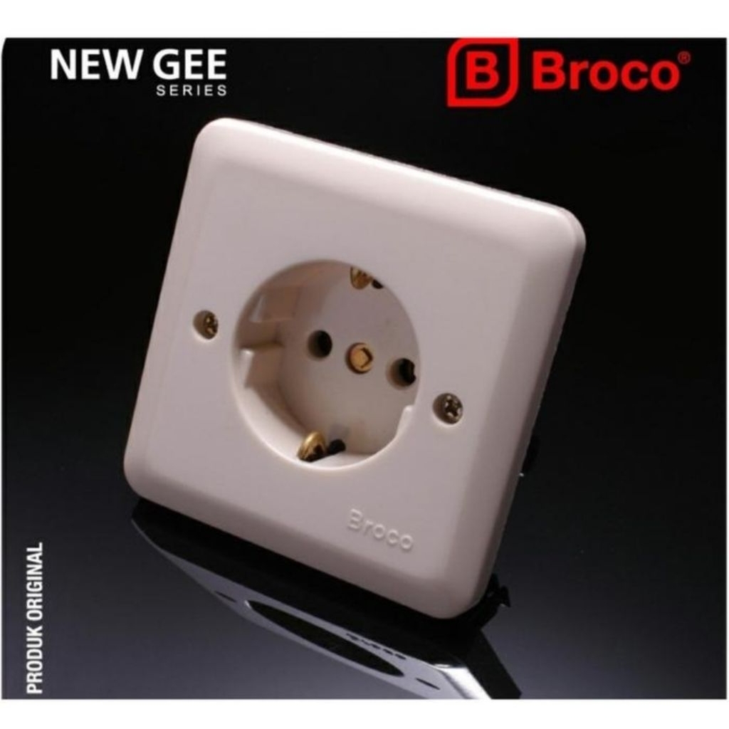 stop kontak IB broco 5511U New Gee stop kontak tanam stop kontak Inbow Broco original