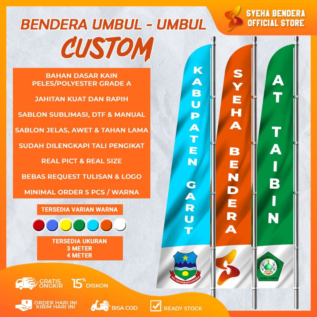Bendera Umbul - Umbul Costum
