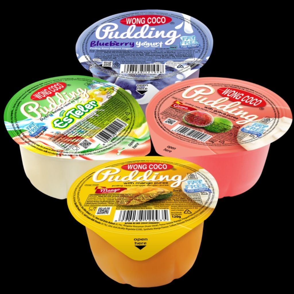 

PUDING WONG COCO MANGO GUAVA BLUEBERRY YOGHURT ISI 3