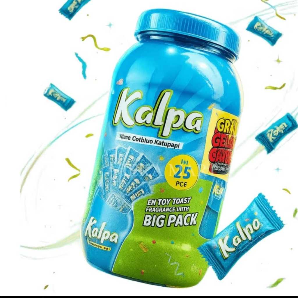 

MURAH BANTING HARGA KALPA TOPLES 225 GR ISI 25 PCS GRATIS GELAS DALAM KEMASAN KALPA JAR