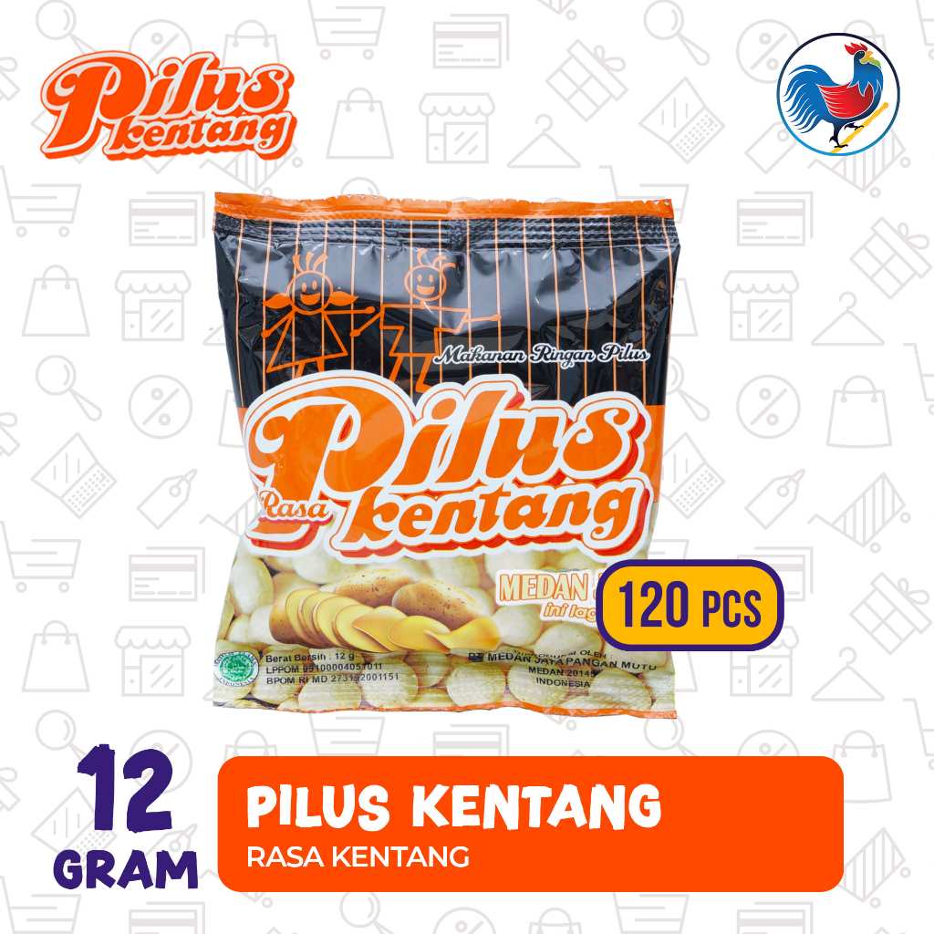 

Pilus Rasa Kentang (1 Kotak 120 pcs) 12 Gram