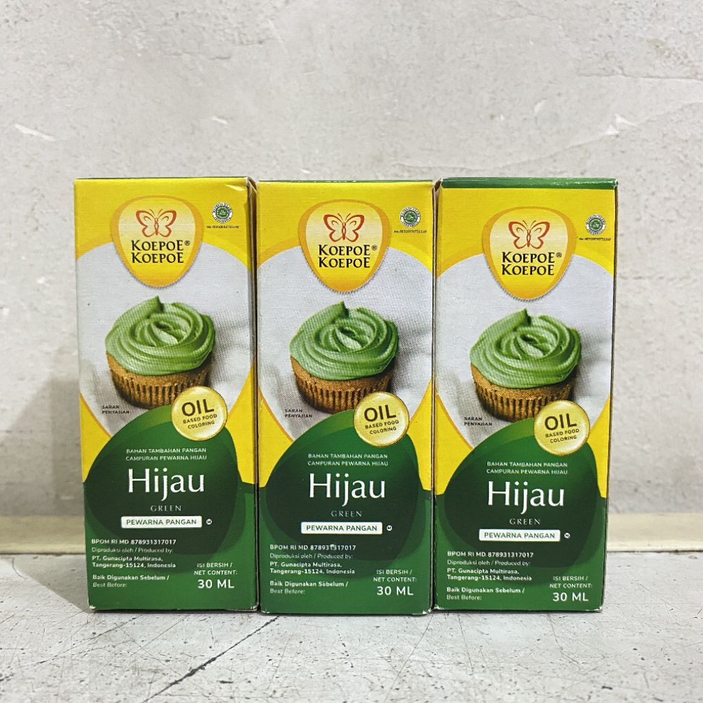 

Pewarna oil base HIJAU koepoe koepoe 30 ml | pewarna makanan | pewarna oil base | pewarna kupu kupu
