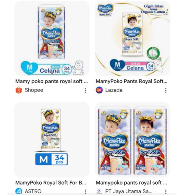 Mamypoko Royal Soft M34