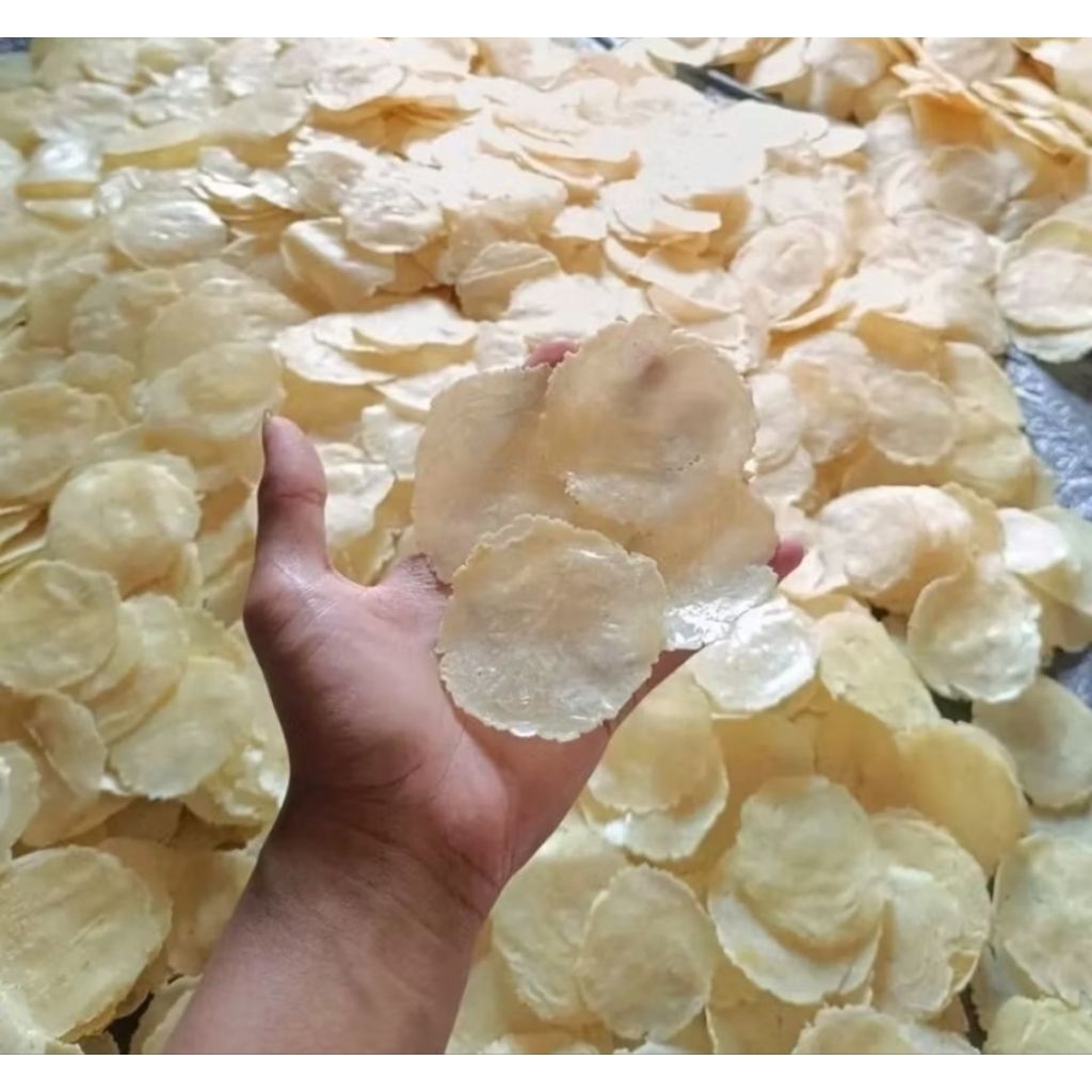 

Emping melinjo mentah super tipis 1 (kg)