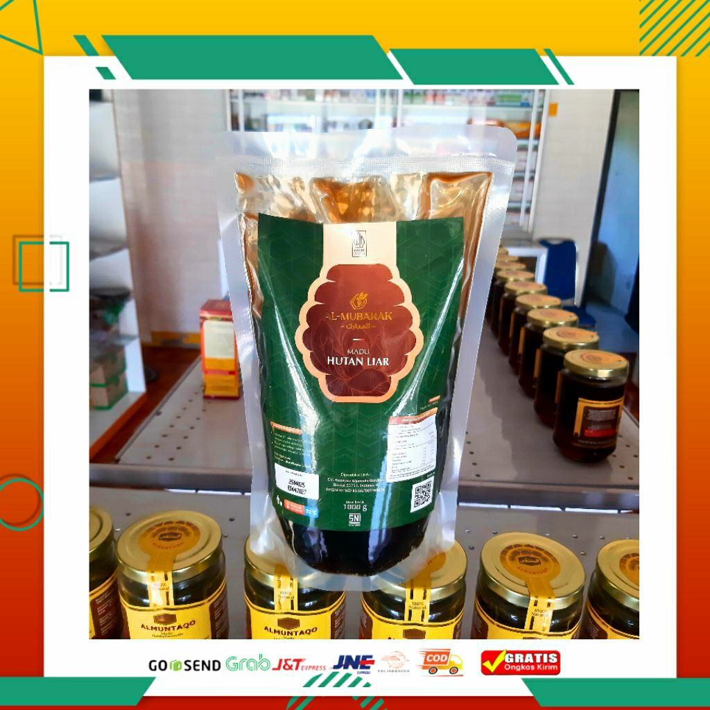 

Al mubarak madu hutan liar pouch 1kg