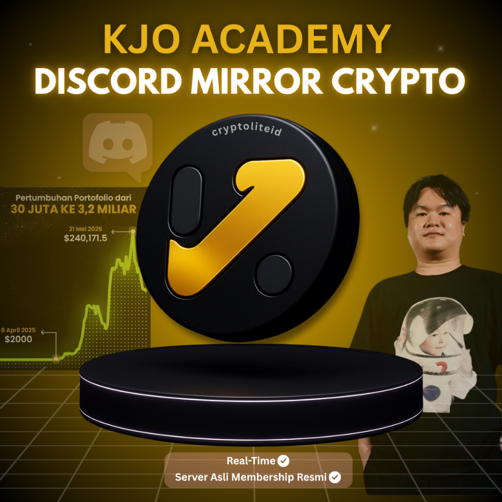 Kelas Discord Mirror Crypto KJO ACADEMY by Kevin Jonathan - 100% ASLI MIRROR DARI OFFICIAL | Kripto 