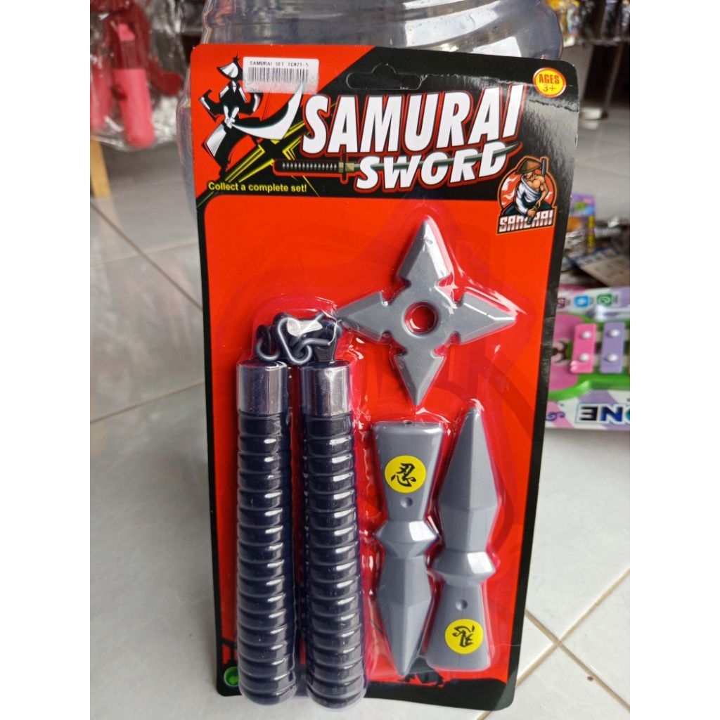 mainan senjata samurai