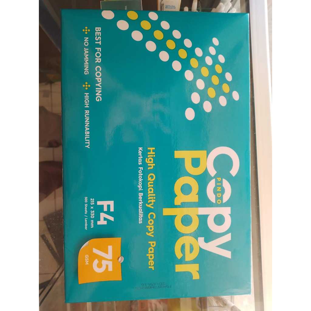 

Kertas HVS F4 75 GSM – 100 s/d 500 Lembar (1 Rim) | Kertas Fotokopi & Printer