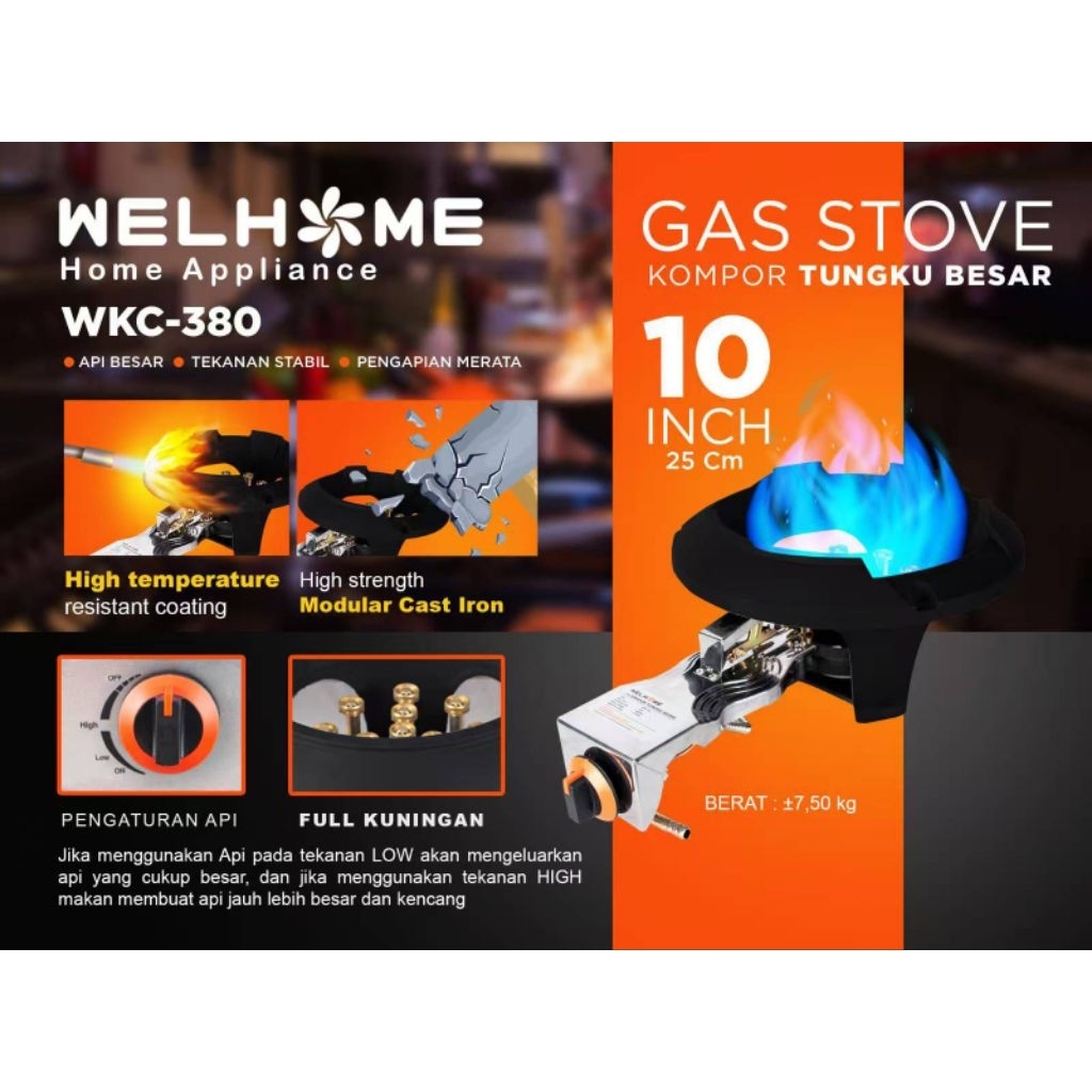 kompor gas besar welhome