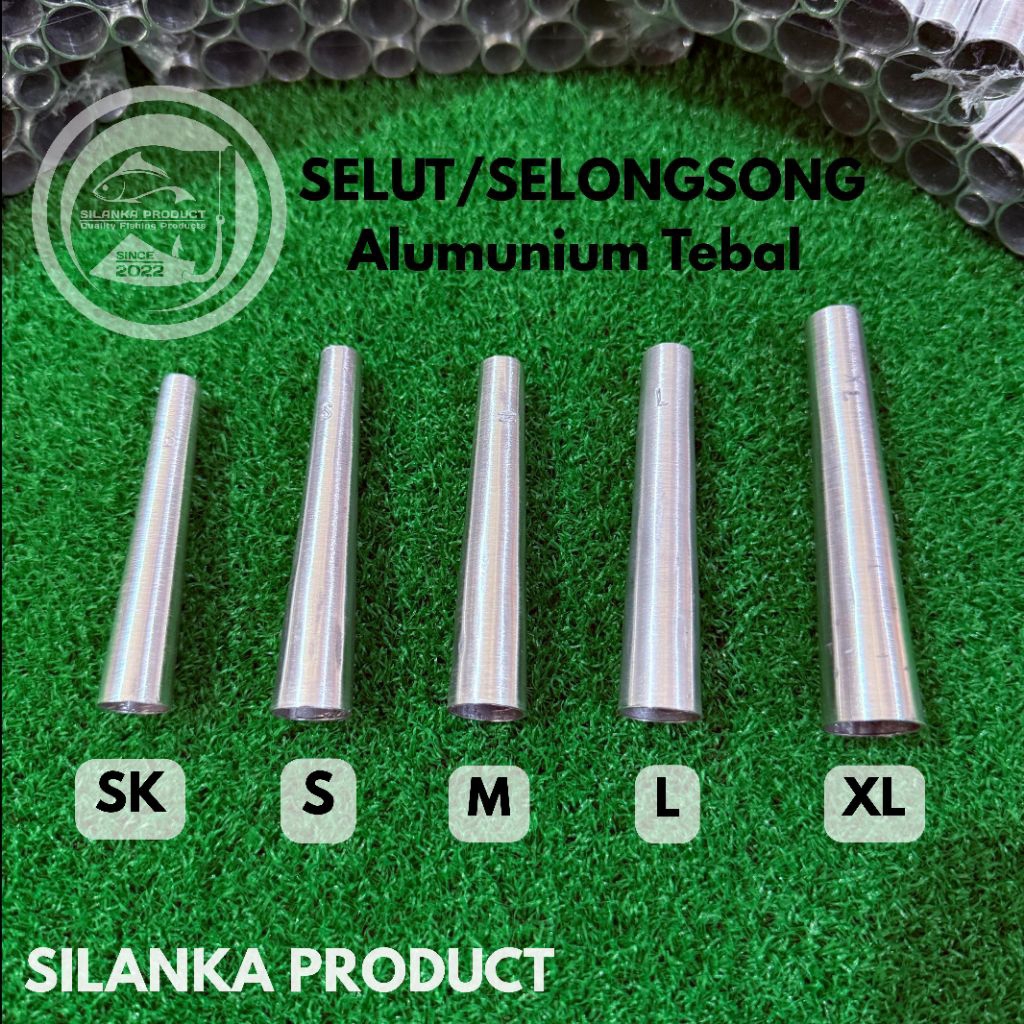 Selut / Selongsong Joran Timbang Bahan Alumunium Tebal