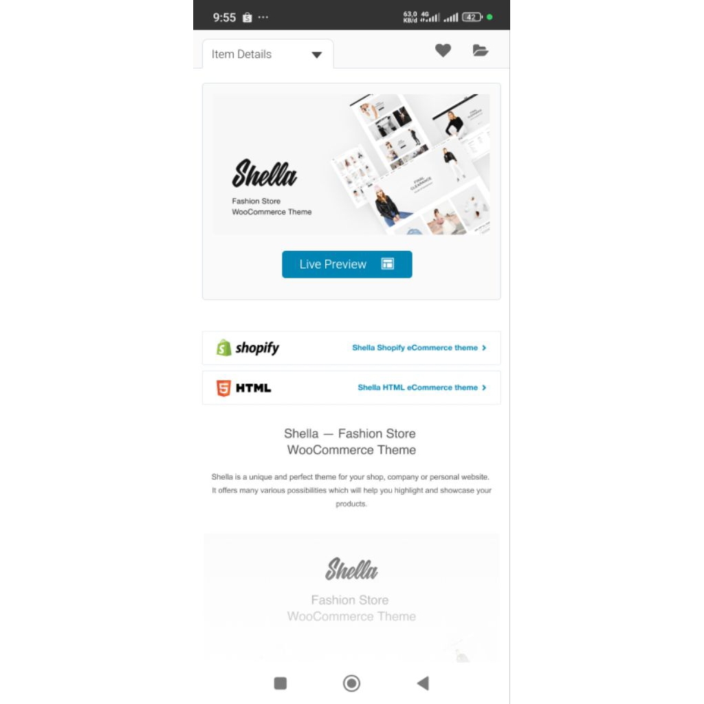 shella wordpress theme