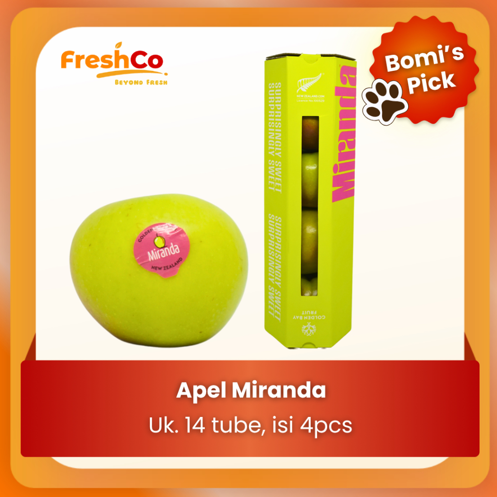 

FreshCo Apel Miranda NZ New Zealand Golden Bay Apel Ijo