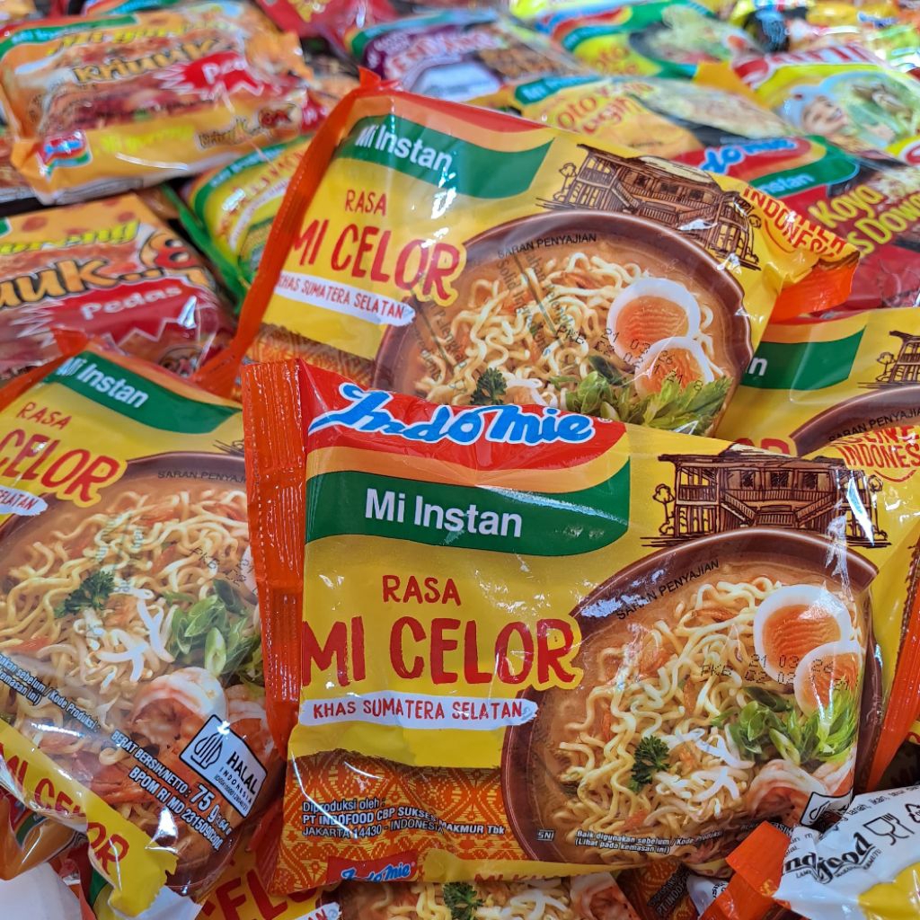 

INDOMIE INSTAN RASA MI CELOR KHAS PALEMBANG