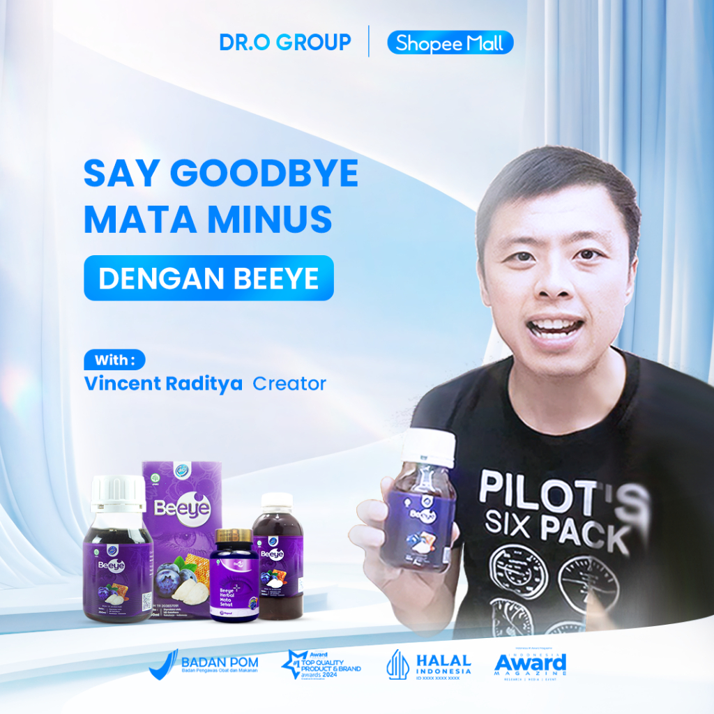Beeye / Madu Kesehatan Mata / Bantu Turunkan Mata Minus