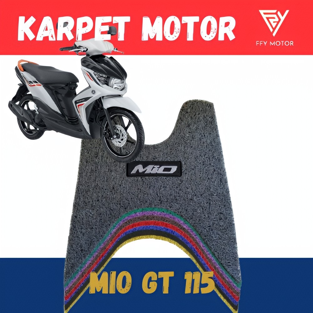 Karpet Motor Mio GT 115,  Karpet Mie Mio, Pijakan kaki Mio