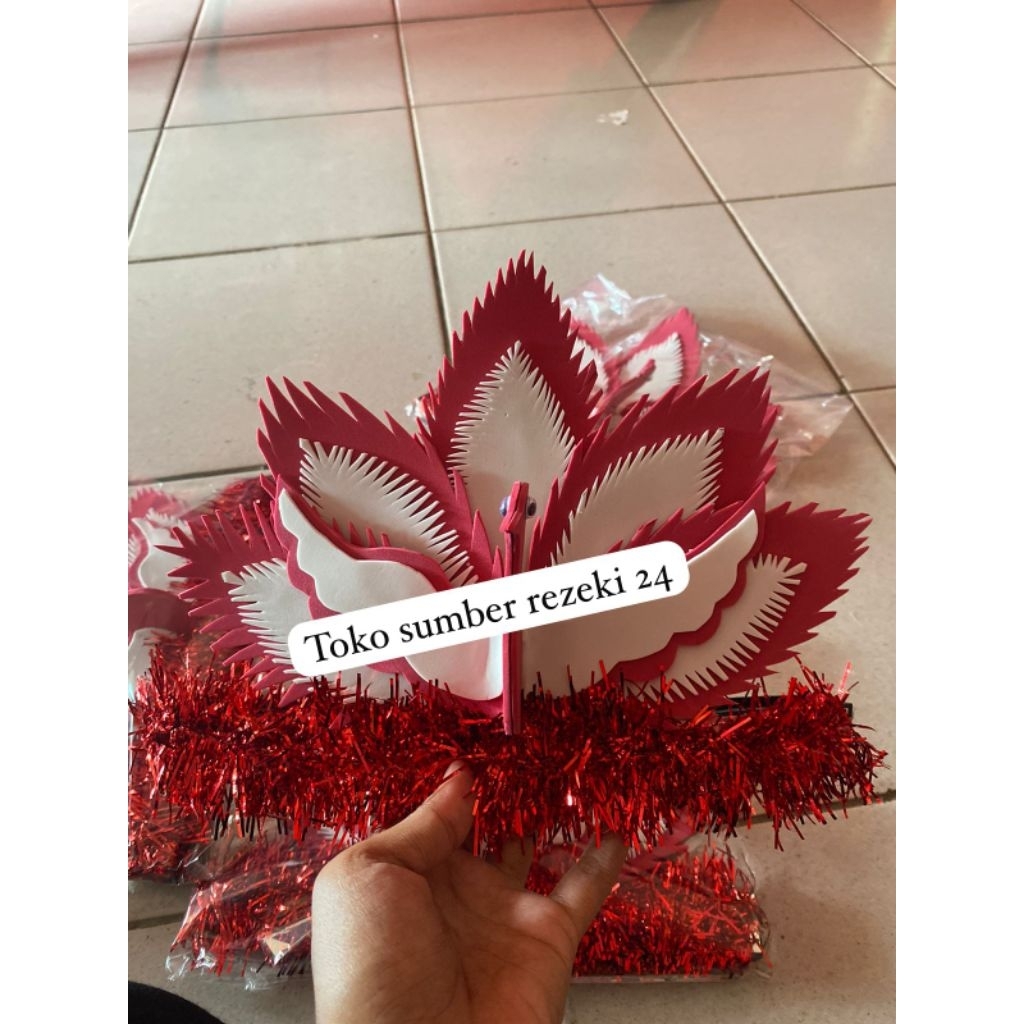 BANDO BURUNG SPON KARNAVAL| MAHKOTA BANDO LUCU | MAHKOTA TARI BURUNG TARI MANUK