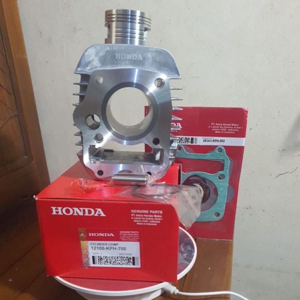 BLOK SEHER SUPRA X 125 KARBU  KARISMA KOMPLIT BLOK PISTON RING BOSH CLIP