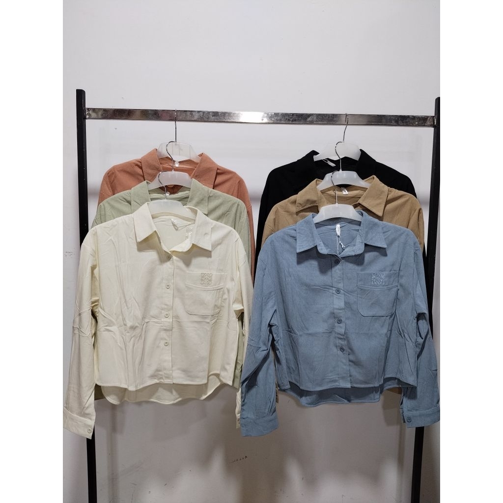 KEMEJA CROP TOP BANGKOK