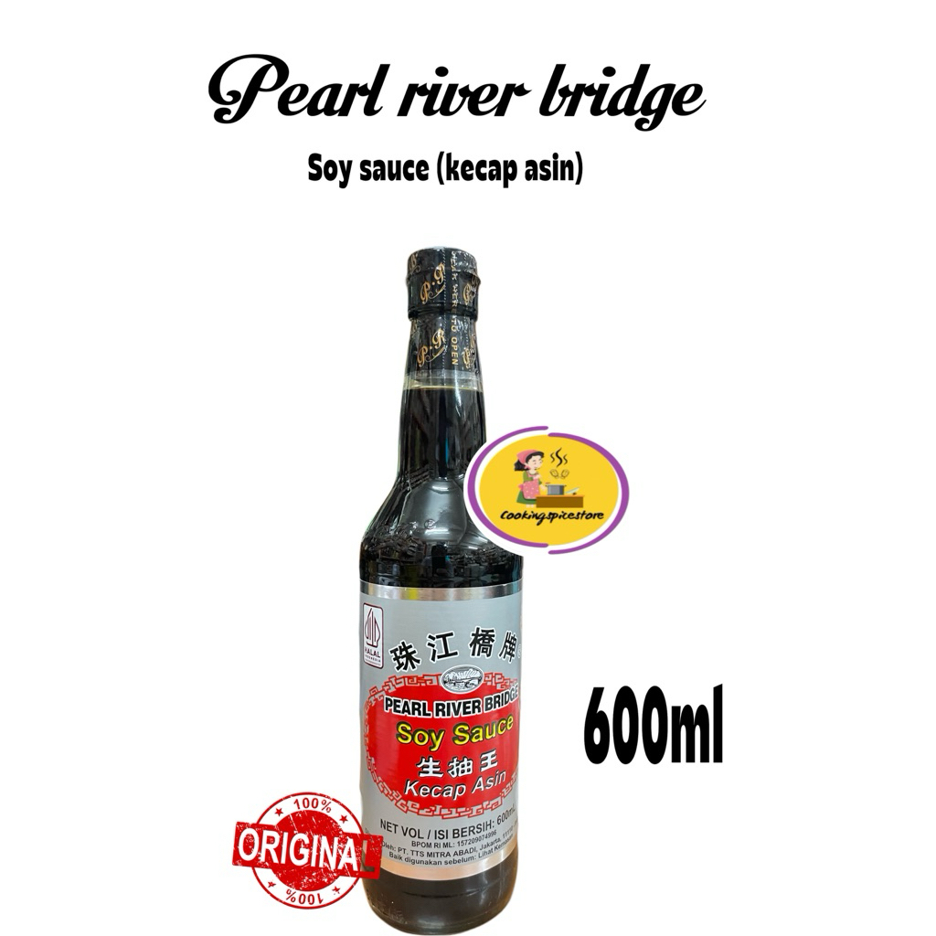 

Pearl River Bridge Kecap Asin 600ml – Soy Sauce Asli Import Rasa Gurih untuk Masakan Chinese