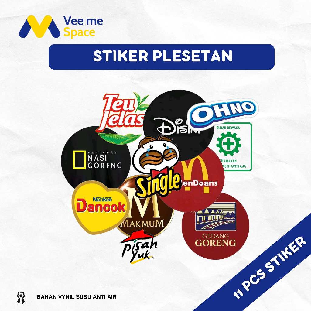 

[ISI 11 PCS] Stiker Nama Plesetan | Stiker HELM Nama Plesetan | Stiker Nama Plesetan | Stiker Laptop | Stiker Helm Ukuran 3 -6 cm | Stiker Nama Plesetan Murah