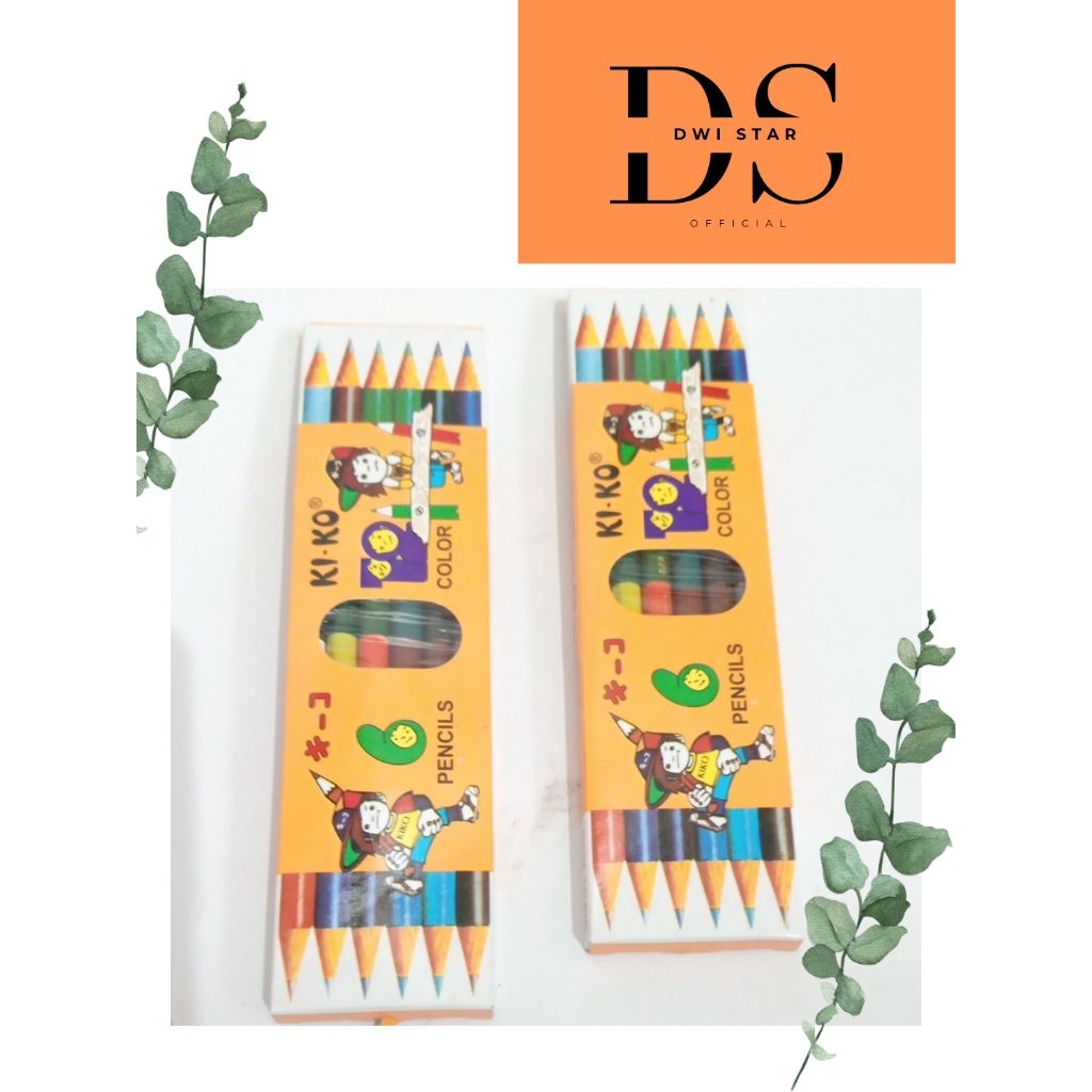 

Pencil warna KIKO 6/12 /Pencil Mewarnai /pencil 12 warna