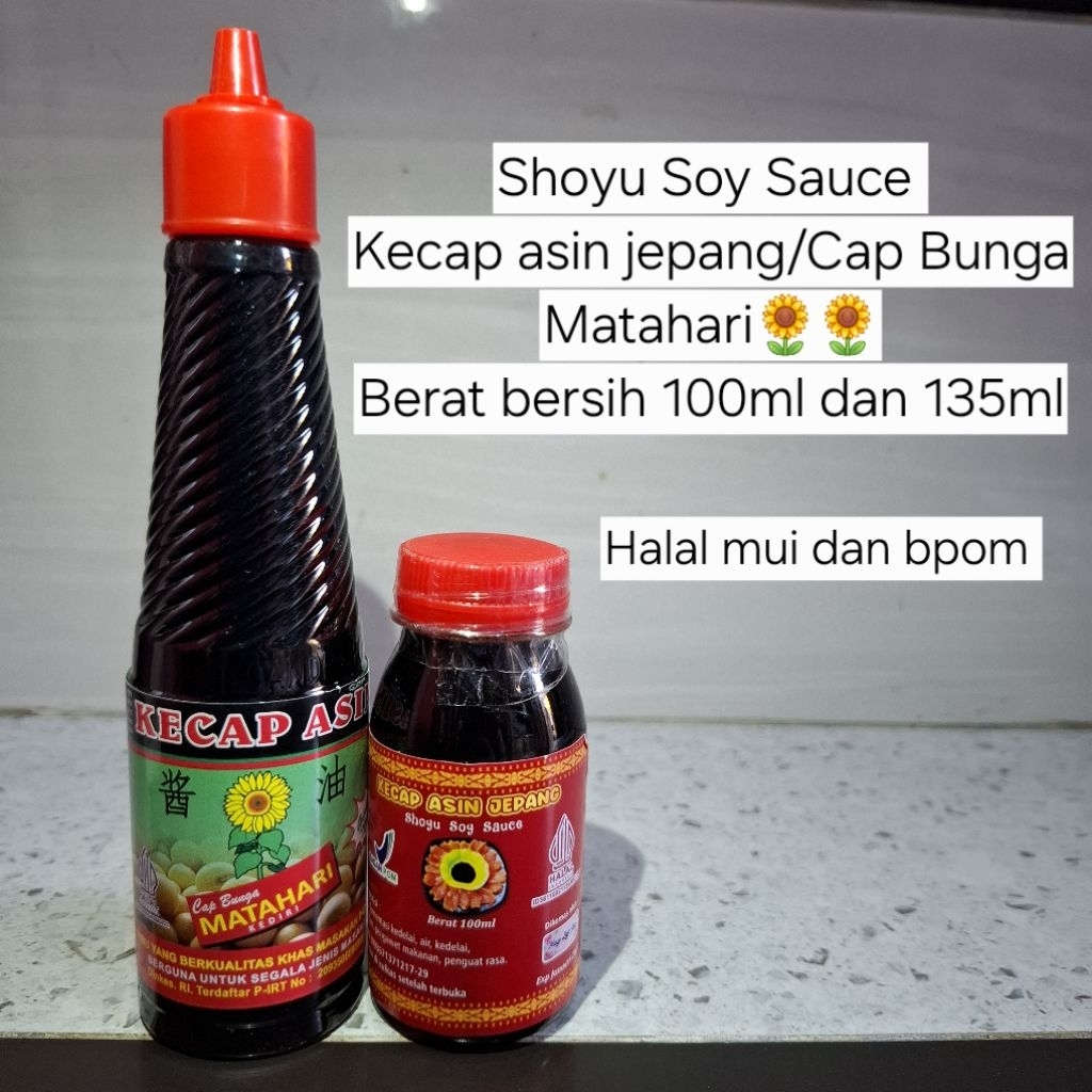 

Shoyu soy sauce 100ml & 135ml soy sauce kecap asin ala jepang sauce sushi kimbap gimbap sushi bento kecap asin halal mui dan bpom bahan sushi sasimi kimbap gimbap bento harga shoyu promo sale termurah