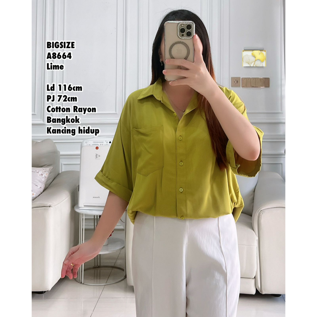 KLOWI-ATASAN WANITA TERBARU-BAJU ATASAN JUMBO-KEMEJA WANITA BANGKOK-KEMEJA IMPORT-ATASAN IMPORT