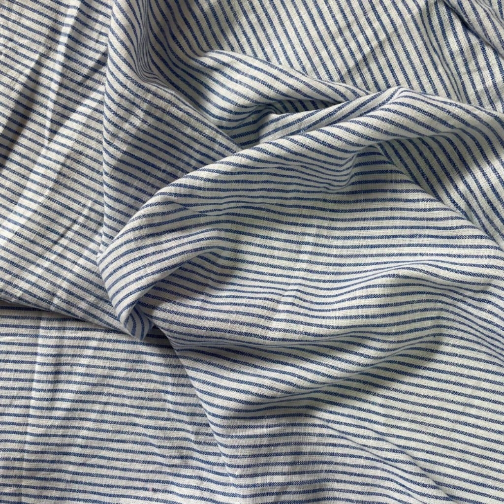 kain linen stripe/kain linen garis-garis/kain linen salur-salur