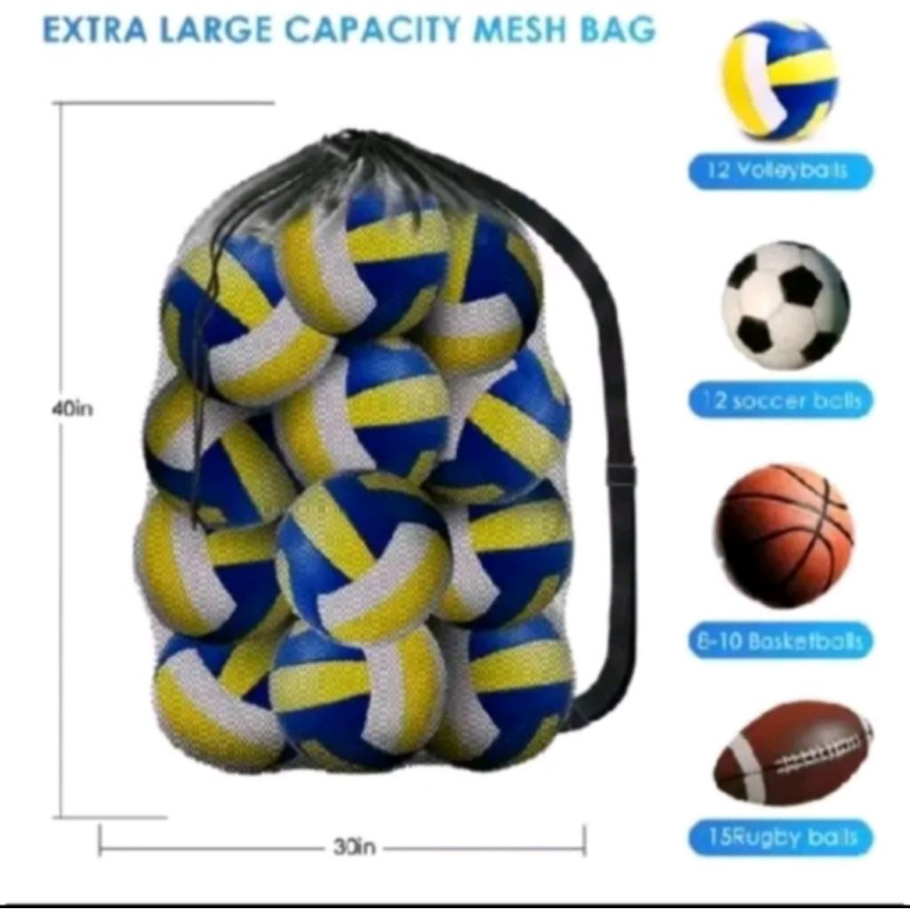 Tas Bola Sepak Tas Jaring Penyimpanan Bola Sepak Bola Olahraga