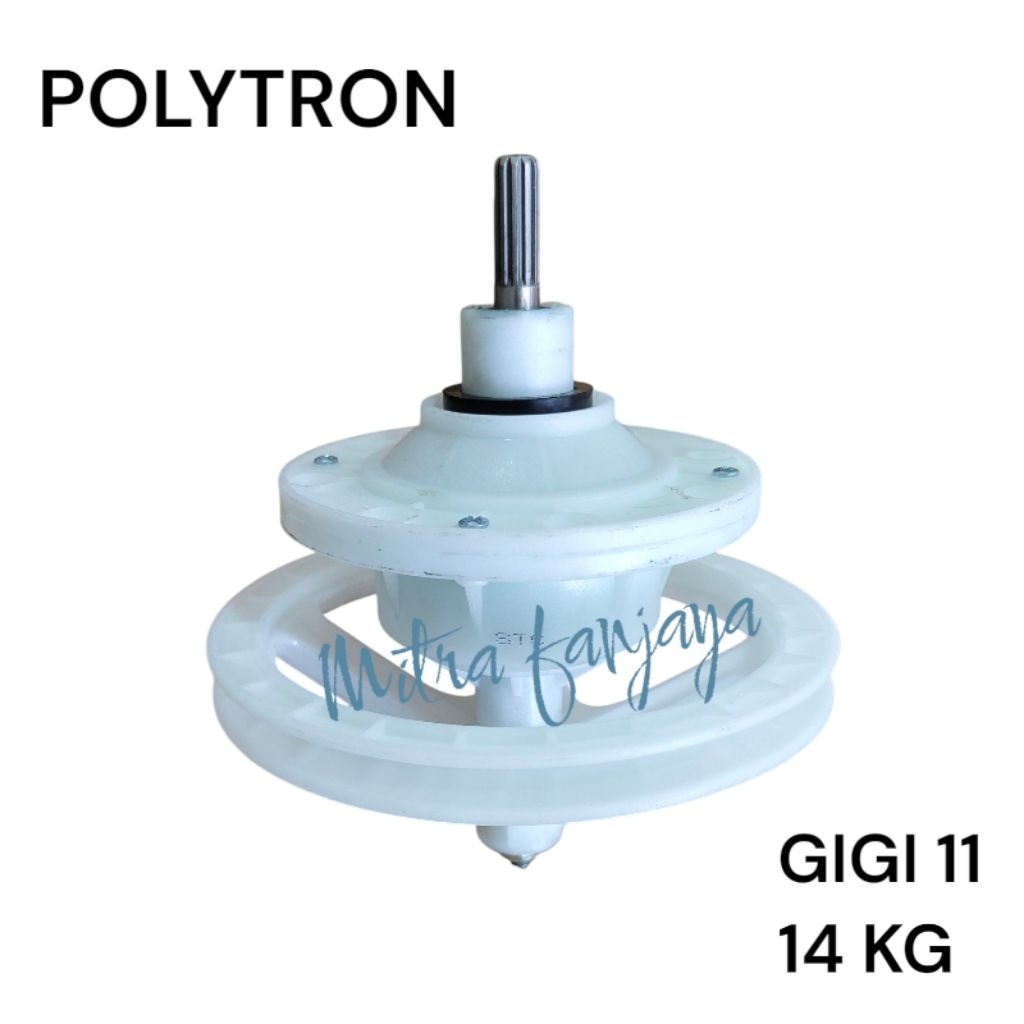 GEARBOX MESIN CUCI POLYTRON 2 TABUNG GIGI 11 / 14 KG/ GEARBOX MESIN CUCI POLYTRON 14KG GIGI 11