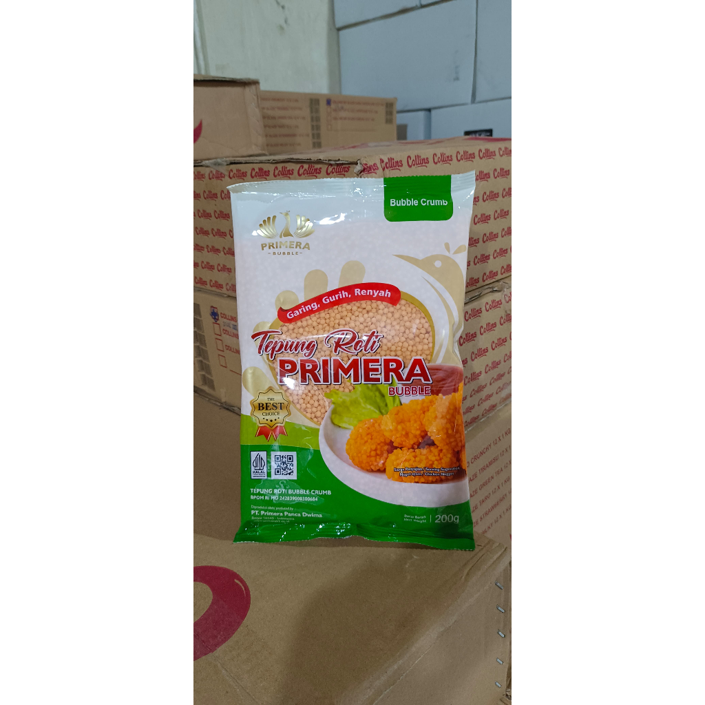 

Tepung Roti Bubble Crumb Primera 200gr