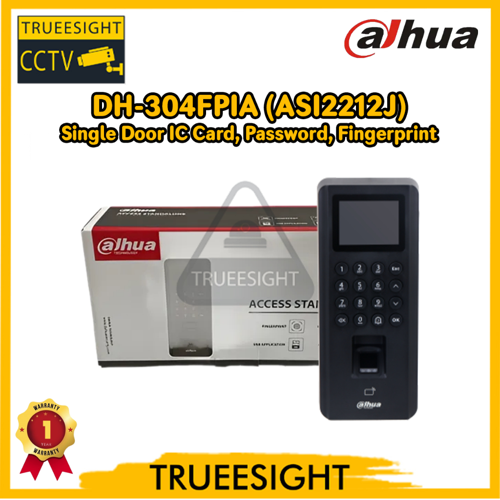 DAHUA DHI-ASI2212J Single Door IC Card, Password, Fingerprint Access Standalone