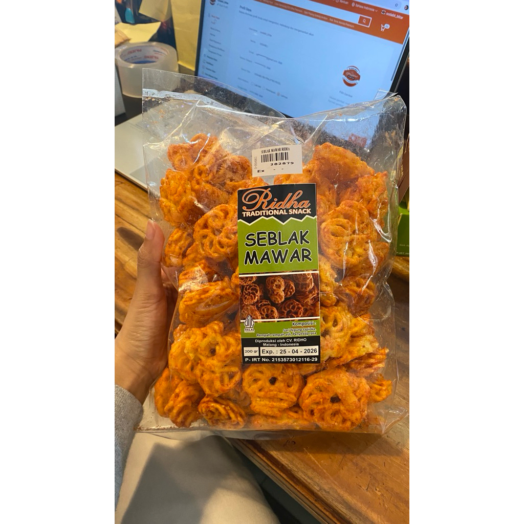 

O-Odabali Oleh Oleh Kerupuk Seblak Mawar "Ridha