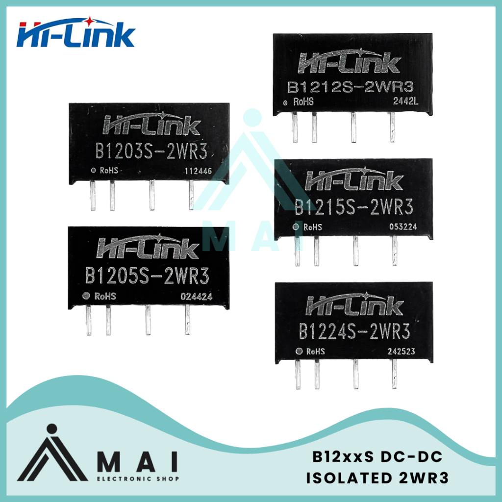 B1203S B1205S B1212S B1215S B1224S HLK 2WR3 Hi-Link DC-DC Isolated 2 Watt