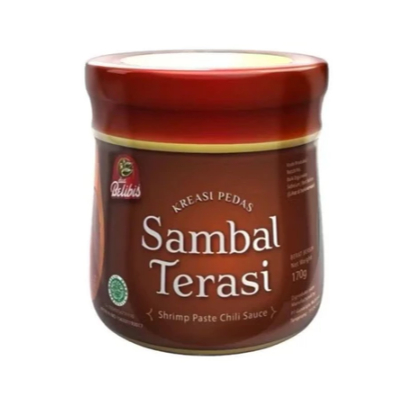 

Saos Sambal Terasi Dua Belibis 170gr dengan Cabe Asli