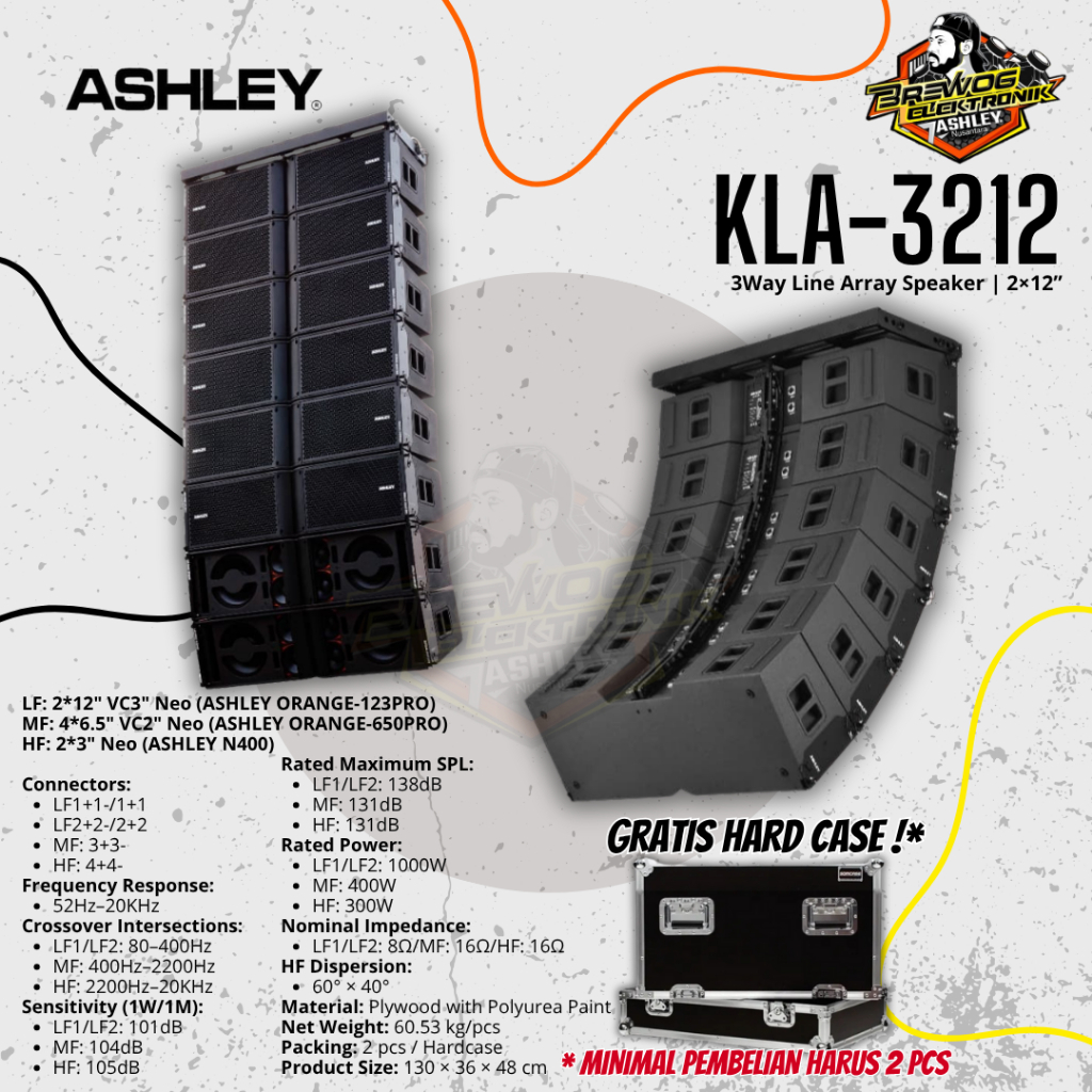 LINE ARRAY  KLA 3212 ASHLEY