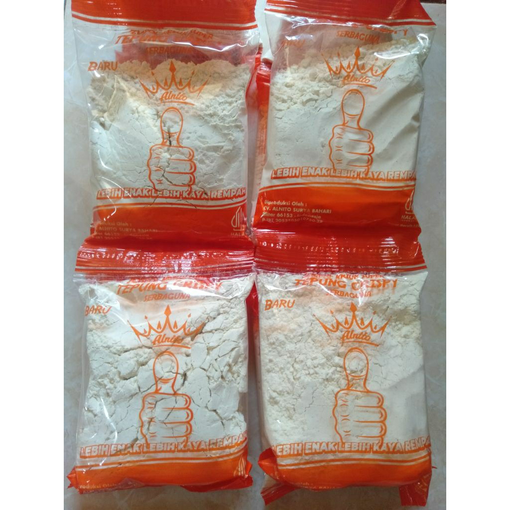 

Tepung jempol crispy 120 gram / 1 renteng isi 5 pcs