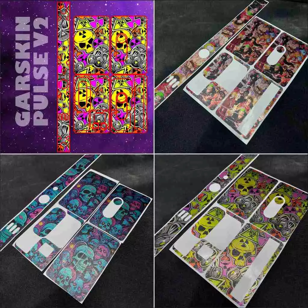 

STIKER PULSE V2 FULLBODY HOLOGRAM PRINTING 3D TINTA RESIN BY ARGARSKIN