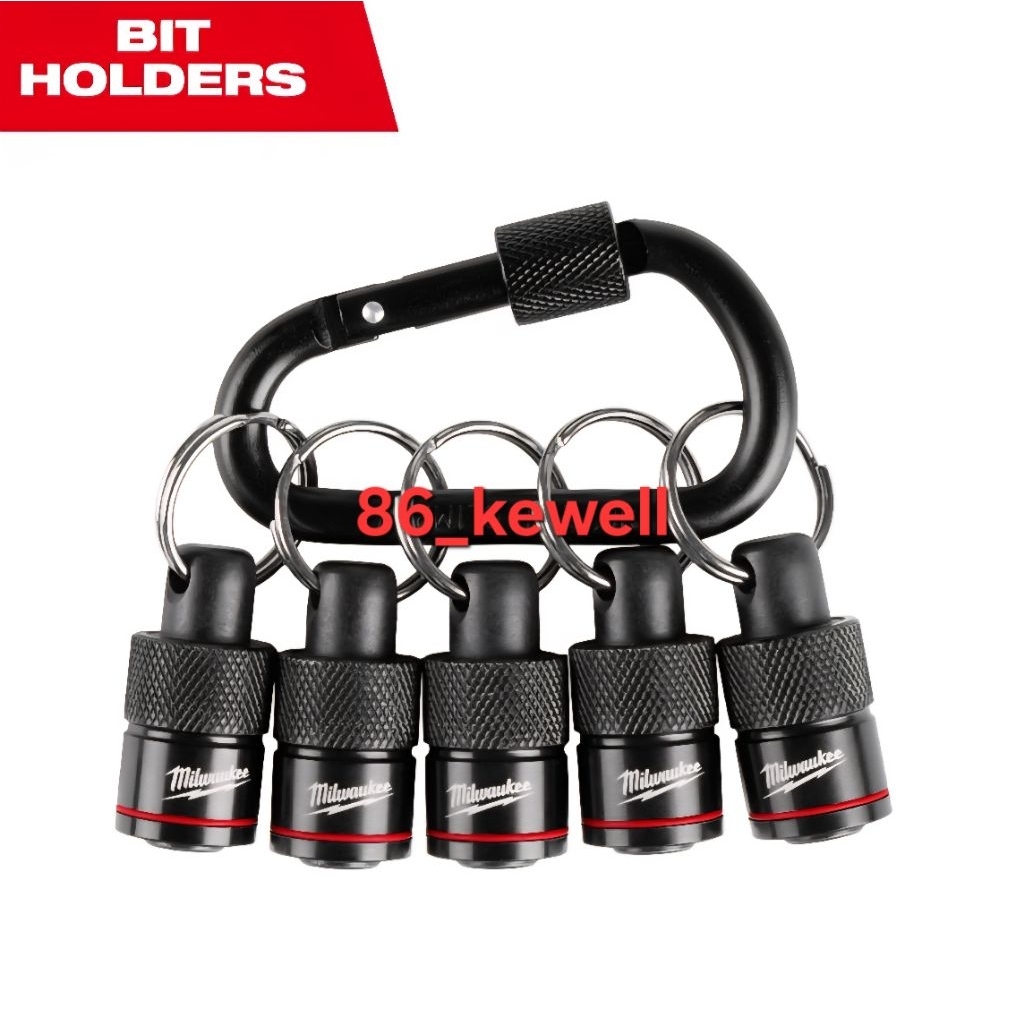Milwaukee 5-Piece Hex Bit Holder With Carabiner (48-32-4537)