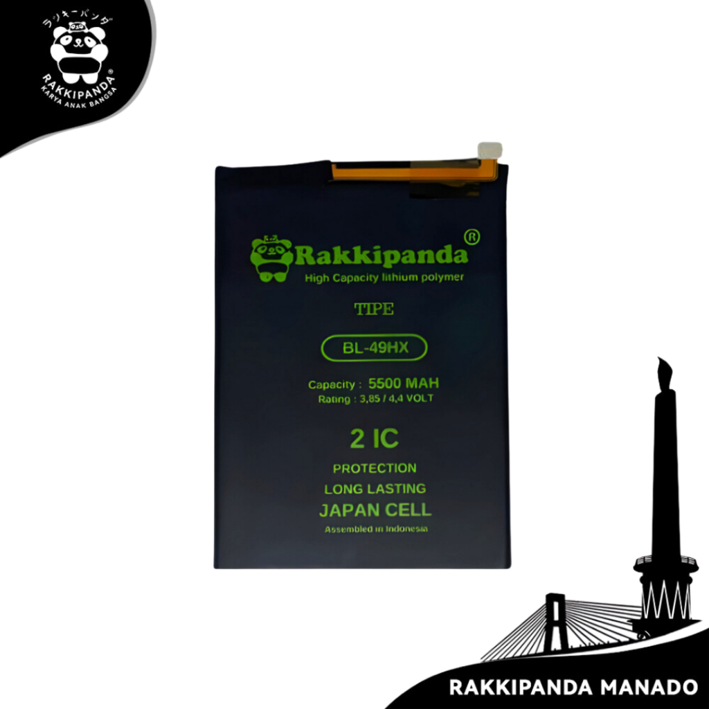 RakkiPanda Baterai HP BL-49HX Infinix Hot 20 5G X666B
