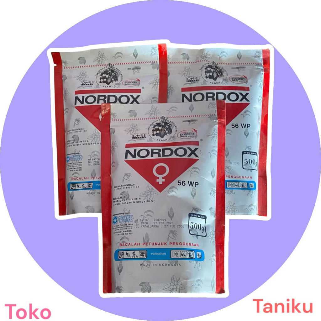 Fungisida Nordox 56 WP nordox 500 gram