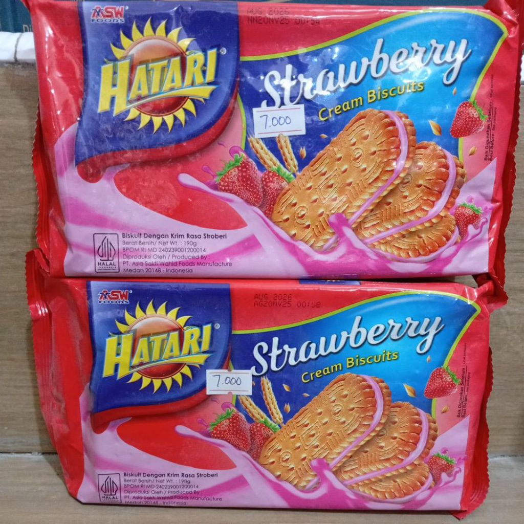 

Hatari strawberry cream biscuits 190g