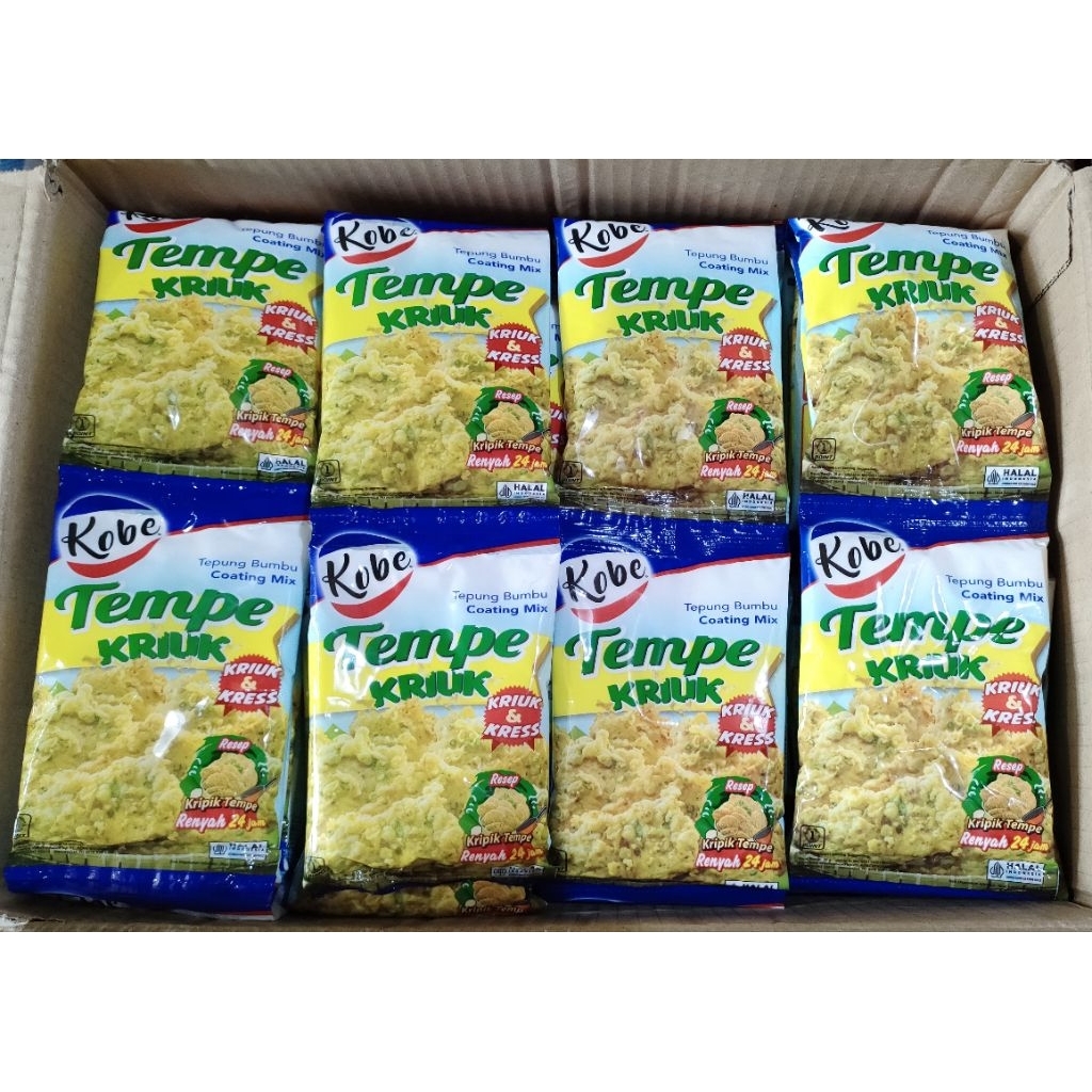 

Kobe Tepung Tempe Kriuk 70gram/isi 5 sachet