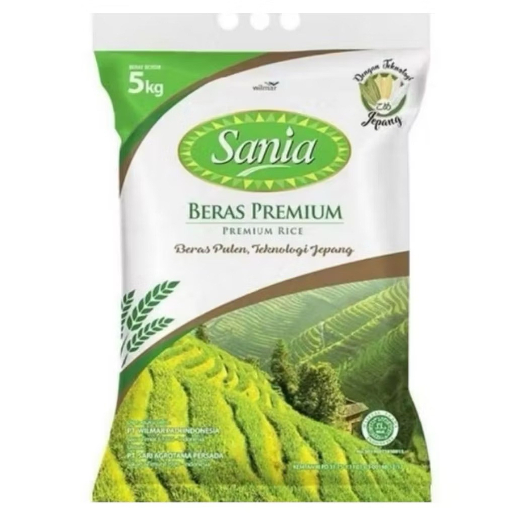 

BERAS SANIA 5kg murah meriah