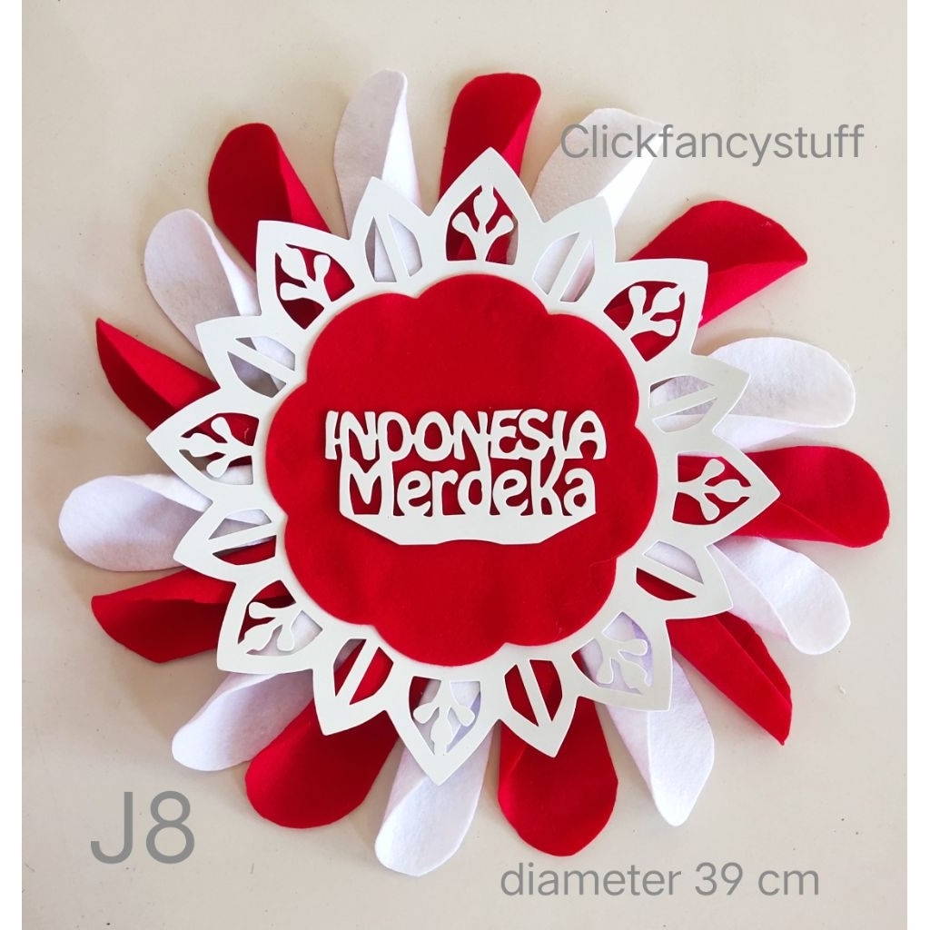 hiasan Agustusan dekorasi 17 Agustus Indonesia Merdeka Merah Putih