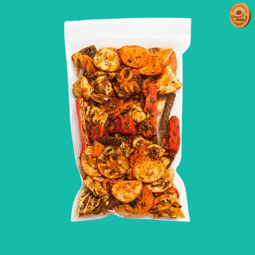 

Kerupuk Seblak Campur Mix 150gr Pedas Daun Jeruk