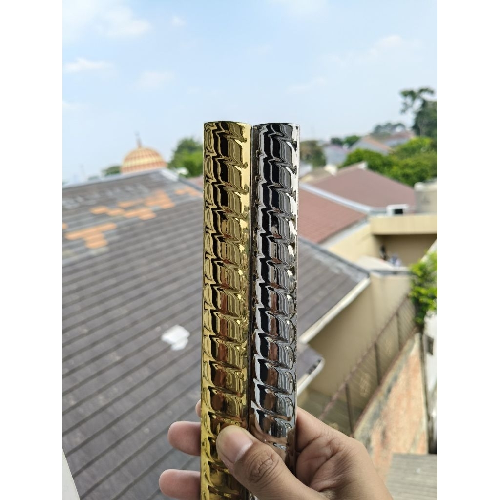bonbon bon bon lis list kuku macan keramik kramik 20 cm gold silver (WAJIB BELI STEROFORM)